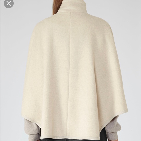 Reiss grey Sahara lightweight cape - Picture 4 of 6